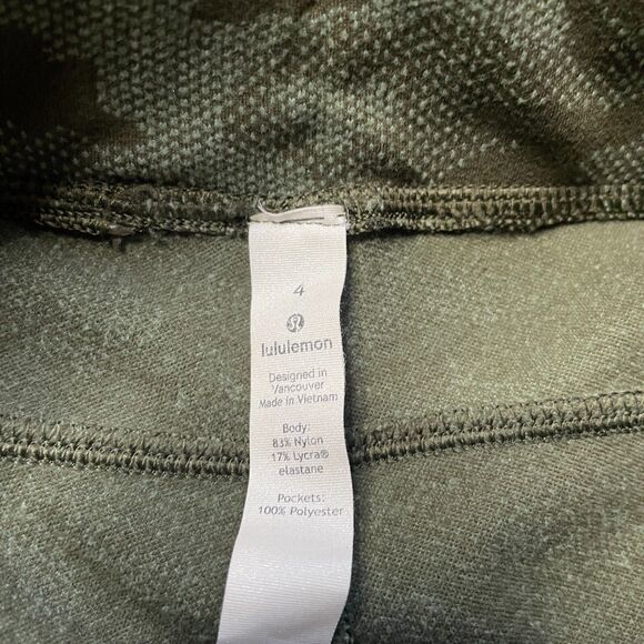 LULULEMON Ready to Rulu Digi Camo Yoga Training Running Jogger Womens Size 4 - Picture 4 of 6
